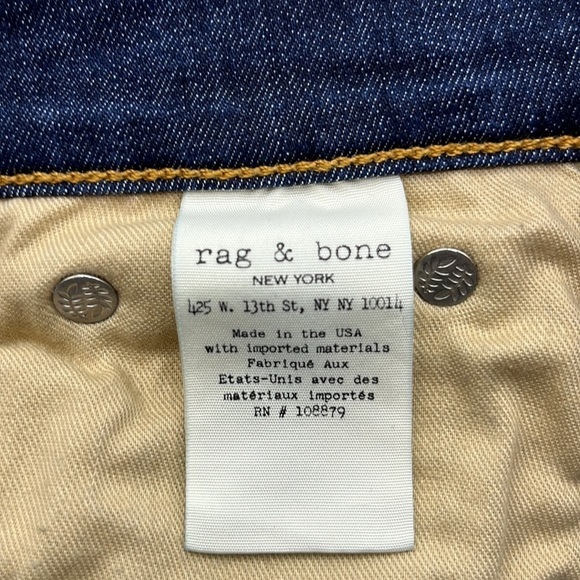 Rag & Bone 10 Inch Ankle Skinny Size 26 - Picture 11 of 16